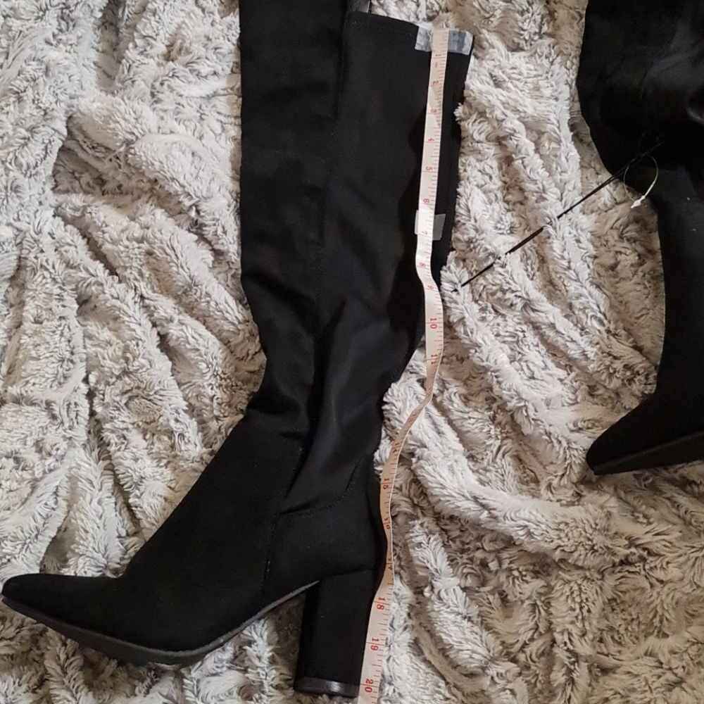 NWT Streetwear Society Black Suede Boot Size 7 - Picture 9 of 12